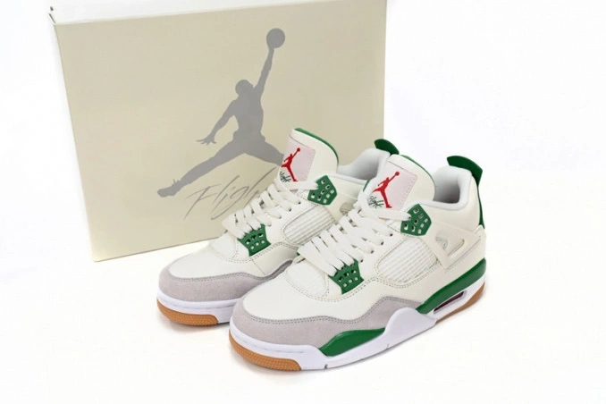 Retro DR5415-103 SB Pine Jordan 4 Green 0730